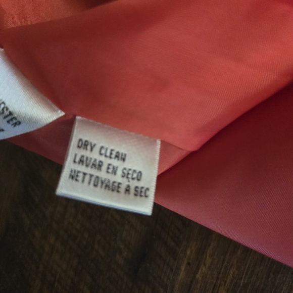 EVAN PICONE 2 Peice Pant Suit Set High Waist 3 Button Blazer Coral Red - Picture 10 of 10